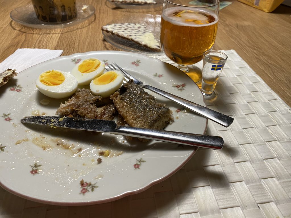 Inlagd stekt sill. Mums...